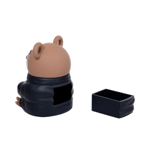 Accesorio para fumar de gran tamaño de plástico de aleación de zinc 3D lindos colores mezclados forma de oso molinillo de <span class=keywords><strong>tabaco</strong></span> <span class=keywords><strong>a</strong></span> base de hierbas con cajón - Product Image 3