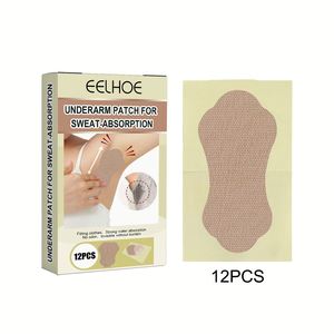 EELHOE Patchs <span class=keywords><strong>anti</strong></span>-transpiration de haute qualité, lot de 12, jetables, <span class=keywords><strong>pour</strong></span> aisselles, absorbant la transpiration - Product Image 6