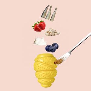 لعبة تفاعلية للكلاب رائجة البيع، لعبة مطاطية للمضغ، لعبة ألغاز للكلاب لوضع الطعام والمكافآت - Product Image 2