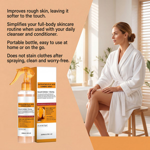 Spray exfoliante de ácido kójico y cúrcuma de marca privada 200 ml, exfoliante corporal y para pies para todo tipo de piel - Product Image 3