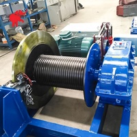 Nouveau design 10t treuil d'ancrage de bateau à moteur diesel 250m corde 13000lbs treuils électriques à câble métallique