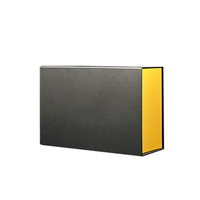 Boîte cadeau personnalisée pliable avec fermeture magnétique, finition mate, sérigraphie, emballage de luxe moderne de qualité supérieure pour cosmétiques et vêtements, logo personnalisé