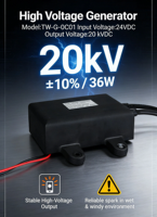 Module d'allumage haute tension 20KV 36W TW-G-QC01 24V pour chauffage de stationnement diesel et camion
