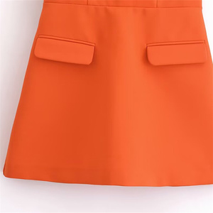 SHENZHU Collezione Primavera 2025 Donna Nuovo Abito Corto Senza Spalline a Tubino Tinta Unita 3067311 Stile Dolce in Tessuto Pettinato Tinto in Tinta Unita - Product Image 4
