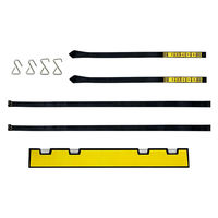 Bordure de piscine en caoutchouc jaune résistante aux UV et à la corrosion pour la compétition et l'entraînement de natation, accessoires et outils de piscine JIANHANG