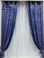 Rideau occultant en feuille d'or, vente directe usine, lot de 3 pièces, tissage dense et robuste, 100 % polyester, écologique, pour projets d'exportation et usage commercial