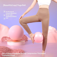 Ballon de yoga en PVC épaissi anti-explosion pour le levage des hanches et le Pilates, entraînement de base pour adultes, diamètre 25 cm