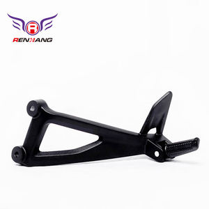 Repose-pieds de moto en alliage d'aluminium ADC12, revêtement en poudre noir mat, pour ZONSHEN <span class=keywords><strong>RC600</strong></span>, pièce arrière, garantie 1 an, fabriqué par Renhang Original Factory - Product Image 3