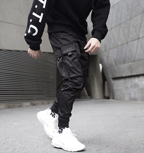 Joggers Men <strong>Pants</strong> Men Ribbons Color Block Black Pocket <strong>Pants</strong> <strong>Harem</strong> Sweatpants Hip Hop Trousers Cool Men <strong>Pants</strong> - Product Image 3