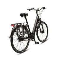 Vélo électrique de ville TXED Premium 700x38C avec cadre en alliage, freins à disque hydrauliques, 5 vitesses, moteur central sans balais 36V/250W