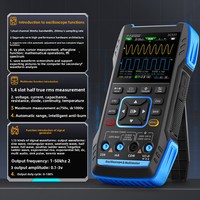 TTLTES FNIRSI New Upgraded 2C53T Dual-channel 50M 250MS/s Digital Oscilloscope Multimeter signal Generator Three-in-one