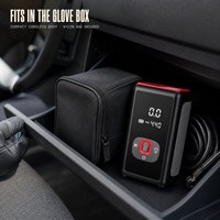 Compresseur d'air portable ABS 2000mAh*2 150 PSI avec lumière LED et affichage numérique pour voiture, vélo électrique, moto et ballons