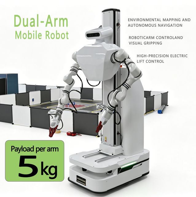 5kg Payload Supermarket Automatic Order Picking Robot with Powerful Robotic Arm & Auto Route Planning