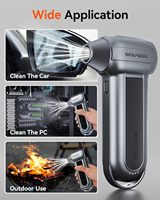 Souffleur Dépoussiéreur Électrique Sans Fil WOLFBOX MF100 Super Puissant 150000 tr/min, Rechargeable, Moteur Brushless, 3 Vitesses Réglables