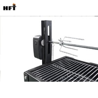 Rôtissoire barbecue en porcelaine émaillée, pattes d'agneau et de poulet, gril rotatif pour Steak