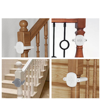 Adaptateur de seuil de porte en plastique rétractable Prodigy SGA01 pour escalier intérieur/extérieur, en forme de pomme, gris, pour la sécurité des bébés, sans perçage