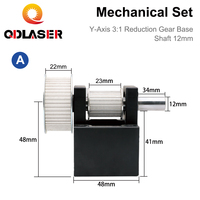 Kit de rails de guidage pour machine laser CO2, pièces mécaniques métalliques, base d'engrenage LC pour équipement de gravure et de découpe laser