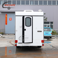 WECARE Camping-car rigide isolé à glissière pour pick-up avec énergie solaire et douche, idéal pour le tout-terrain et les voyages en caravane
