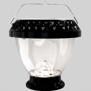 ไฟสวนโซลาร์ LED ทรงกลมแบบแขวน ตัวเรือนพลาสติก IP67 พร้อมเซ็นเซอร์ตรวจจับแสง 6000K แสงเดย์ไลท์ Ra90 ปรับความสว่างได้ ใช้ภายนอกอาคาร - Product Image 1