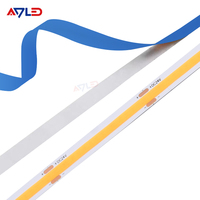Lampu Strip COB EU Grosir 320Led/m DC12V/24V CE RoHs Lampu Strip LED 3000K 4000K 6500K Strip LED COB Fleksibel