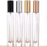 Flacon pulvérisateur de parfum vide en verre rechargeable de 10 ml, mini format, pour échantillons, tube atomiseur, vente en gros