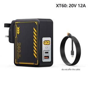 Adattatore Rapido per Laptop 20V 12A 240W PD GaN per Lenovo Savior R/y7000p/r9000p/y9000x/thinkBook16p, Caricatore con Porta USB Quadrata, Potenza 230W - Product Image 1