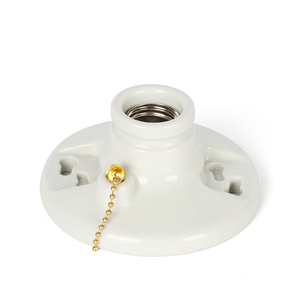 AOTA E26 בורג מחזיק מנורה קרמי סִגְנוֹן 250V אחריות לשנה אחת לשימוש פנימי/חיצוני - Product Image 4