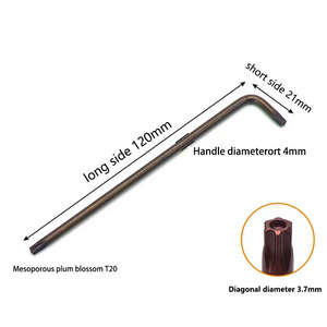 Nhà Máy Trực Tiếp T10 T15 T27 Thép Hợp Kim L-Loại Torx Key Oxit Màu Đen Công Nghiệp Cấp Metric Torx Cờ Lê - Product Image 4