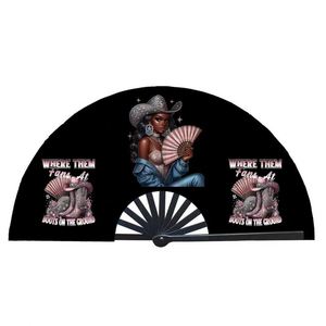 Customizable Hand <b>Fan</b> for Halloween Bamboo Carved Painted Portable Home Decoration Business Gift for Chinese New Year New Year - Product Image 5