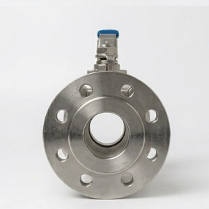 Vanne à boisseau sphérique manuelle en acier inoxydable 3 pièces, classe 300, extrémité à bride, débit plein, vanne industrielle OEM - Product Image 4