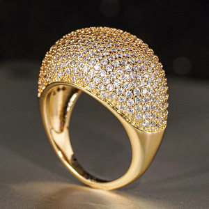 Anello con accenti scintillanti per donna, elegante e delicato gioiello da dito alla moda - Product Image 4