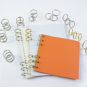 Anillas Metálicas para Hojas Sueltas, Anillas para Encuadernación de 3 Anillos, para Calendarios, Cuadernos, Manualidades (15mm-30mm, Plateado/Dorado, Personalizable) - Product Image 3