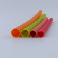 Tube en silicone de qualité alimentaire coloré sur mesure, flexible, résistant à la chaleur, isolant, anti-statique pour câble LED