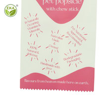 Minlee Personnaliser Emballage Alimentaire En Plastique Transparent Transporter Sac En Plastique Jetable Congelé Pour La Crème Glacée Popsicle Sac