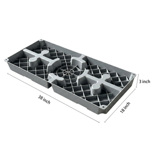 Base de Soporte para Equipos HVAC de Plástico YOD, para Unidades Mini Split, 18*38*3 Pulgadas, Base de PP para Desviar Agua del Aire Acondicionado, Almohadilla para Condensador - Product Image 2
