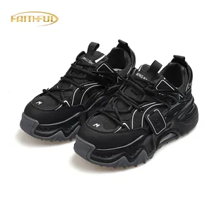 Moda feminina estilo caminhada sapatos casuais menina senhoras sapatos casuais baixos sapatos esportivos brancos tênis de corrida para mulher