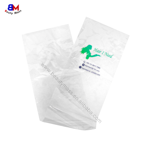 Bán buôn túi nhựa trong suốt biểu tượng tùy chỉnh tự niêm phong dính rõ ràng tóc túi cho bó - Product Image 6