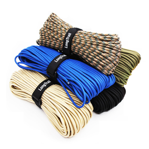por mayor <span class=keywords><strong>de</strong></span> senderismo <span class=keywords><strong>de</strong></span> 7 hebra <span class=keywords><strong>de</strong></span> nylon trenzado barato poliéster <span class=keywords><strong>cuerda</strong></span> <span class=keywords><strong>de</strong></span> paracaídas supervivencia 550 paracord - Product Image 1