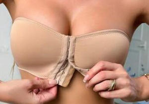 Reggiseno estivo senza spalline da <span class=keywords><strong>donna</strong></span> invisibile biancheria intima Push-Up senza fili con chiusura superiore senza fili reggiseno Sexy Lingerie - Product Image 2