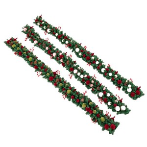 Guirlande de Noël de luxe de 2,7 mètres avec cryptage, décoration de porte, décoration de Noël, décoration de fenêtre d'hôtel, mise en scène - Product Image 5