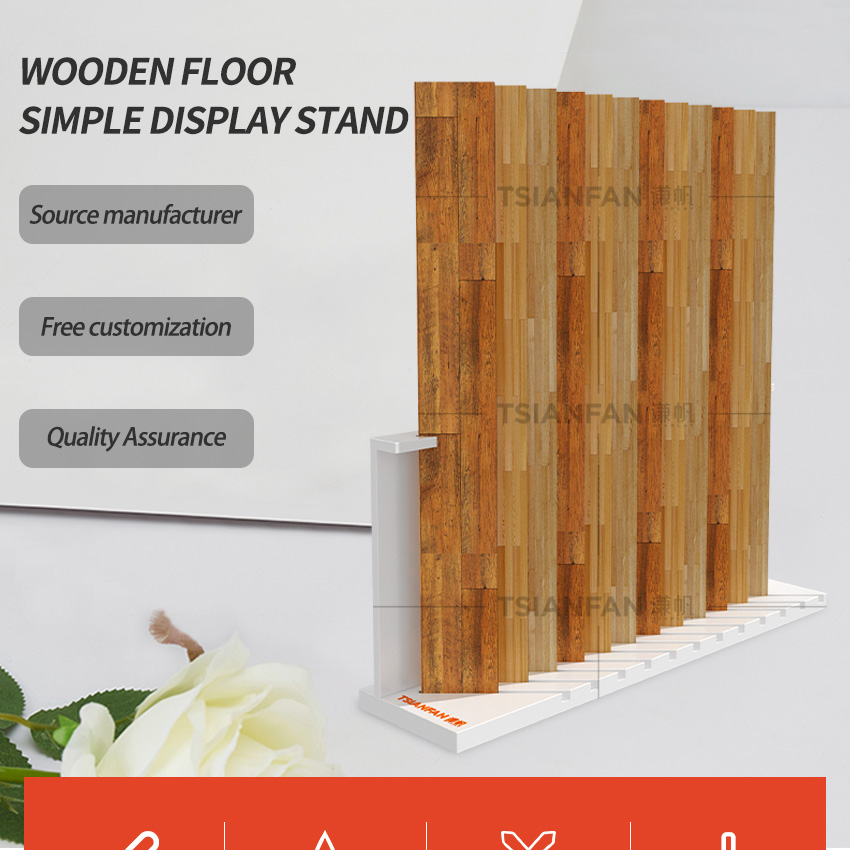 Estante de exhibición de madera maciza para suelos de madera maciza, para exhibición de suelos de madera maciza, de roble, para sala de exposición, gran oferta