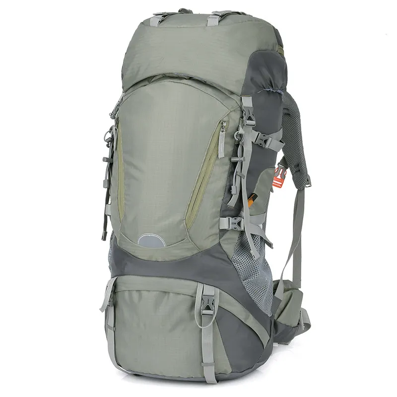 Sport Herren 60L Wander rucksack Wasserdicht Oxford Wandern Klettern Outdoor Mountain Rucksack Jagd mit Regenschutz