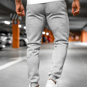 Pantalon de survêtement décontracté, confortable et durable pour hommes avec décoration en dentelle Premium OEM ODM disponible - Product Image 4