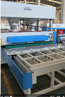 Máquina de Corte y Troquelado Automática Hidráulica PLC de Doble Plataforma con Alimentación a Ambos Lados para Espuma EVA, Esponja y Tela