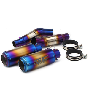 Tuyau d'échappement intermédiaire modifié à double sortie pour moto Kawasaki Z1000 R SX <span class=keywords><strong>Ninja</strong></span> <span class=keywords><strong>1000</strong></span> en acier inoxydable - Product Image 2