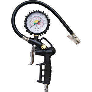 Pistolet de gonflage - outil avec manomètre, adapté au gonflage des pneus, avec buse standard et construction durable. - Product Image 1