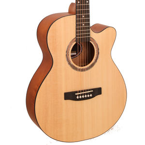 Cina 40 pollici <span class=keywords><strong>chitarra</strong></span> <span class=keywords><strong>acustica</strong></span> corpo di abete rosso a buon mercato strumenti musicali per la vendita <span class=keywords><strong>chitarra</strong></span> Folk <span class=keywords><strong>chitarra</strong></span> da viaggio per i principianti - Product Image 4