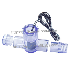 חיישן גובה נוזלים שקוף בצורת T מדגם LLS-SS4 חדש, עשוי PVC, לבטיחות מפני הצפת מים במערכת מיזוג אוויר, עם מתאם 3/<span class=keywords><strong>4</strong></span>. - Product Image 3