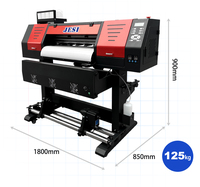 Impresora Eco Solvente de 70 cm Directo de Fábrica, Plotter Digital de 27 Pulgadas para Impresión de Vinilos para Automóviles, Pósters y Pancartas Flexibles