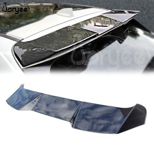 JDM 2023 Aileron de coffre central arrière pour <span class=keywords><strong>Honda</strong></span> <span class=keywords><strong>HRV</strong></span> Vezel 2020-2022 Aile de toit en fibre de carbone Pare-chocs ABS Tuning Accessoire - Product Image 5